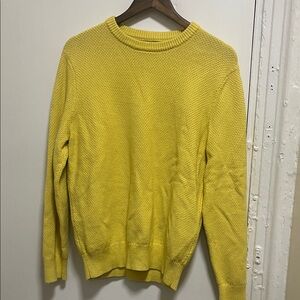 J.Crew - Moss Stitch Sweater - Yellow